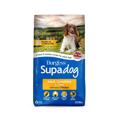 Burgess Supadog Adult Dry Dog Complete Tasty Chicken 12.5kg